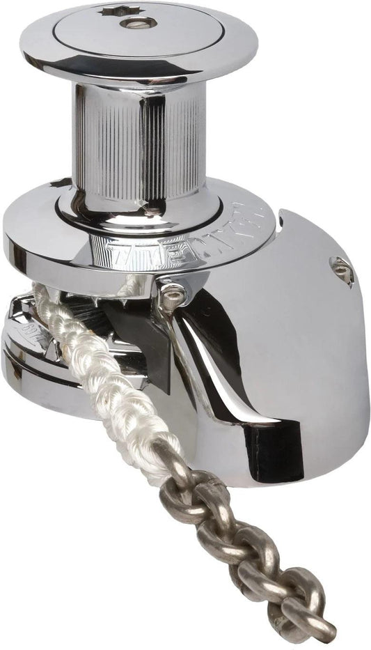 Maxwell Rc10-10 Vertical 12v Windlass With Capstan For 3/8"" Chain & 5/8"" Line - Boat Gear USA