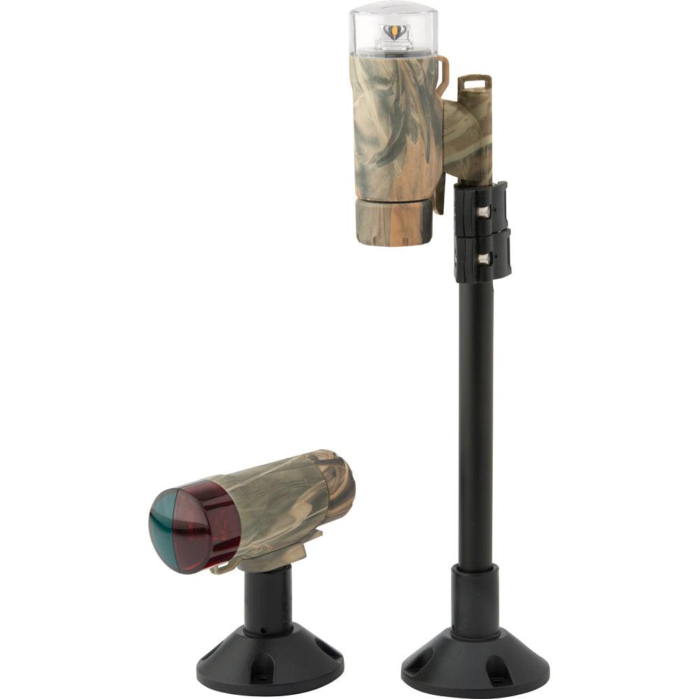Attwood PaddleSport Portable Navigation Light Kit - Screw Down or Adhesive Pad - RealTree® Max-4 Camo - Boat Gear USA