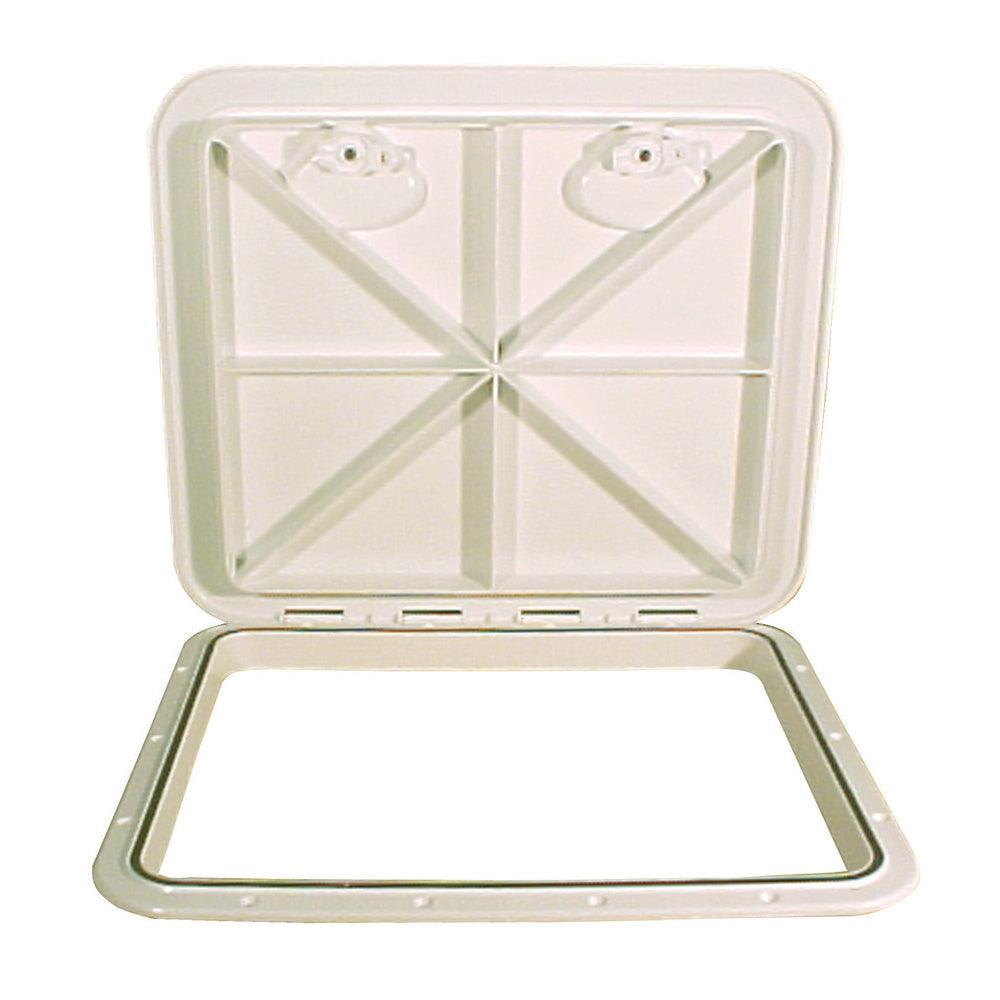Beckson 18x21" Flush Hatch Horizontal or Vertical - Beige - Boat Gear USA