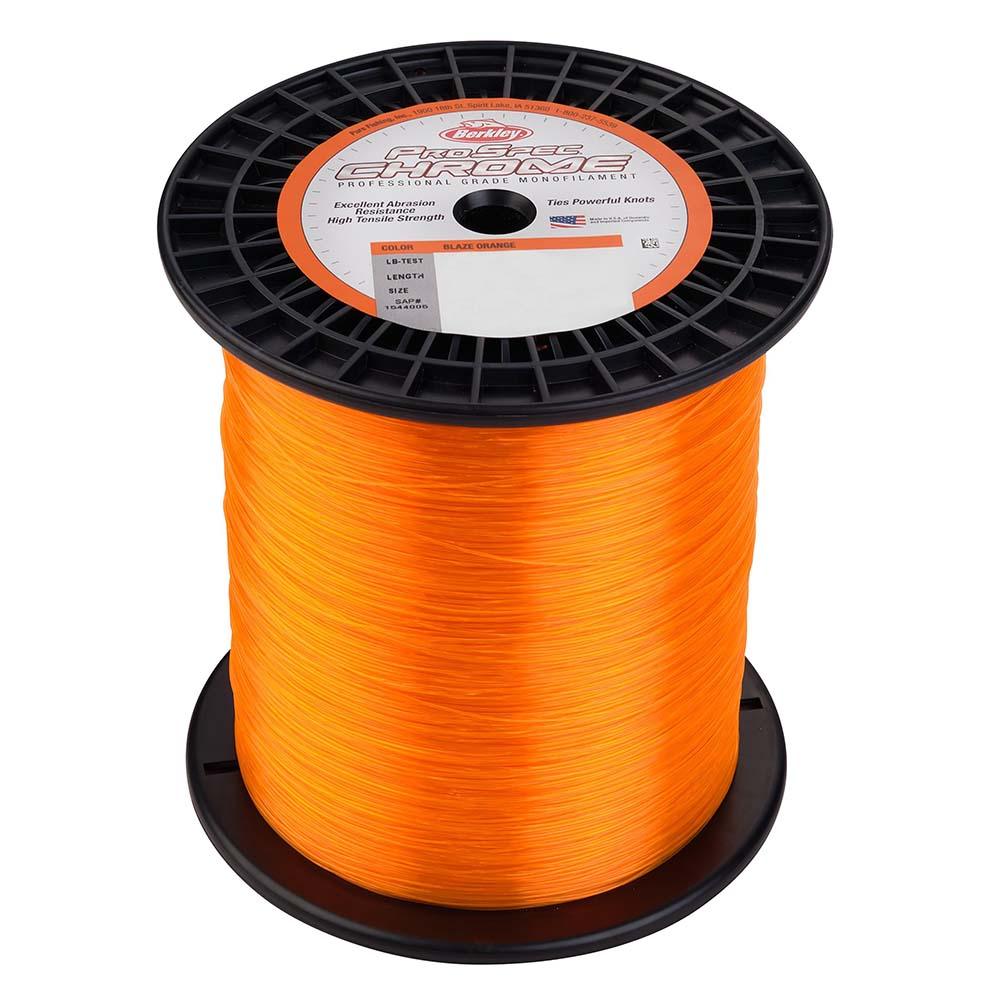 Berkley ProSpec Chrome Blaze Orange Monofilament - 20 lb - 3000 yds - PSC3B20-80 - Boat Gear USA