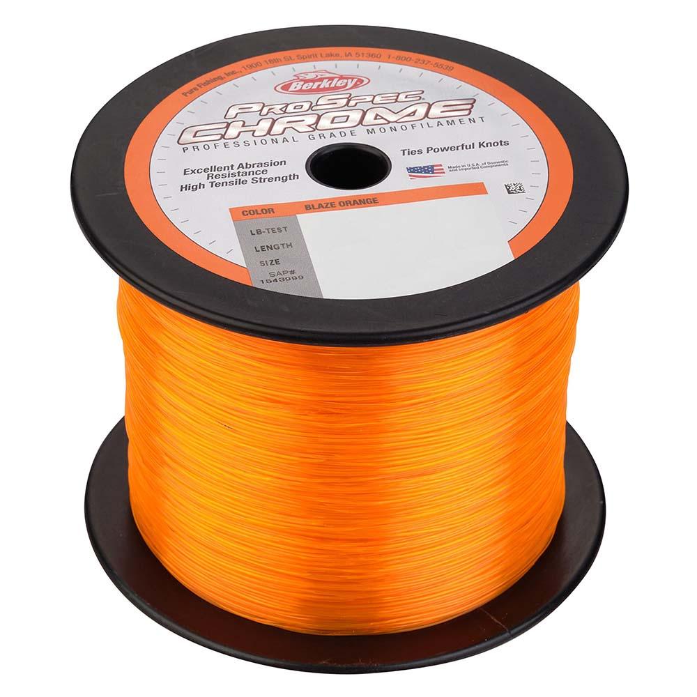 Berkley ProSpec Chrome Blaze Orange Monofilament - 50 lb - 1000 yds - PSC1B50-80 - Boat Gear USA