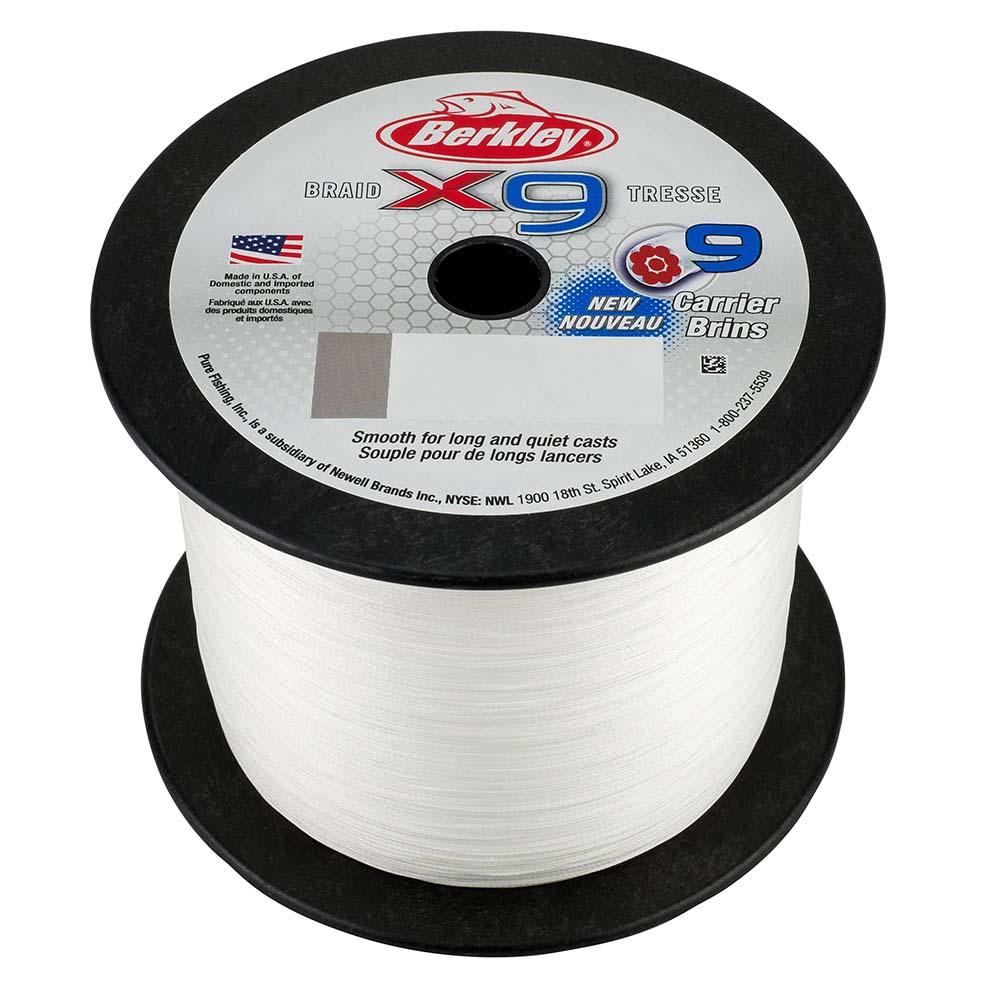 Berkley x9 Braid Crystal - 80lb - 2188 yds - X9BBK80-CY - Boat Gear USA