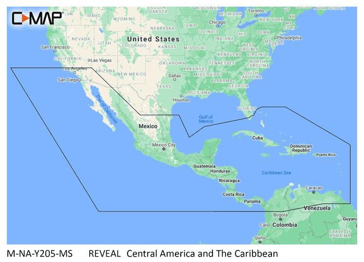 C-MAP Reveal Coastal Central America Caribbean - Boat Gear USA