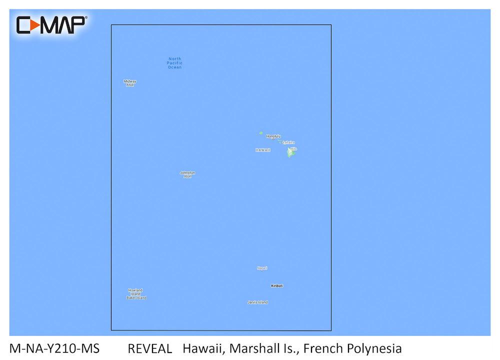C-MAP Reveal Coastal Hawaii, Marshall Islands and French Polynesia - Boat Gear USA