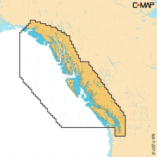 C-MAP Reveal X Coastal British Columbia and Puget Sound microSD - Boat Gear USA