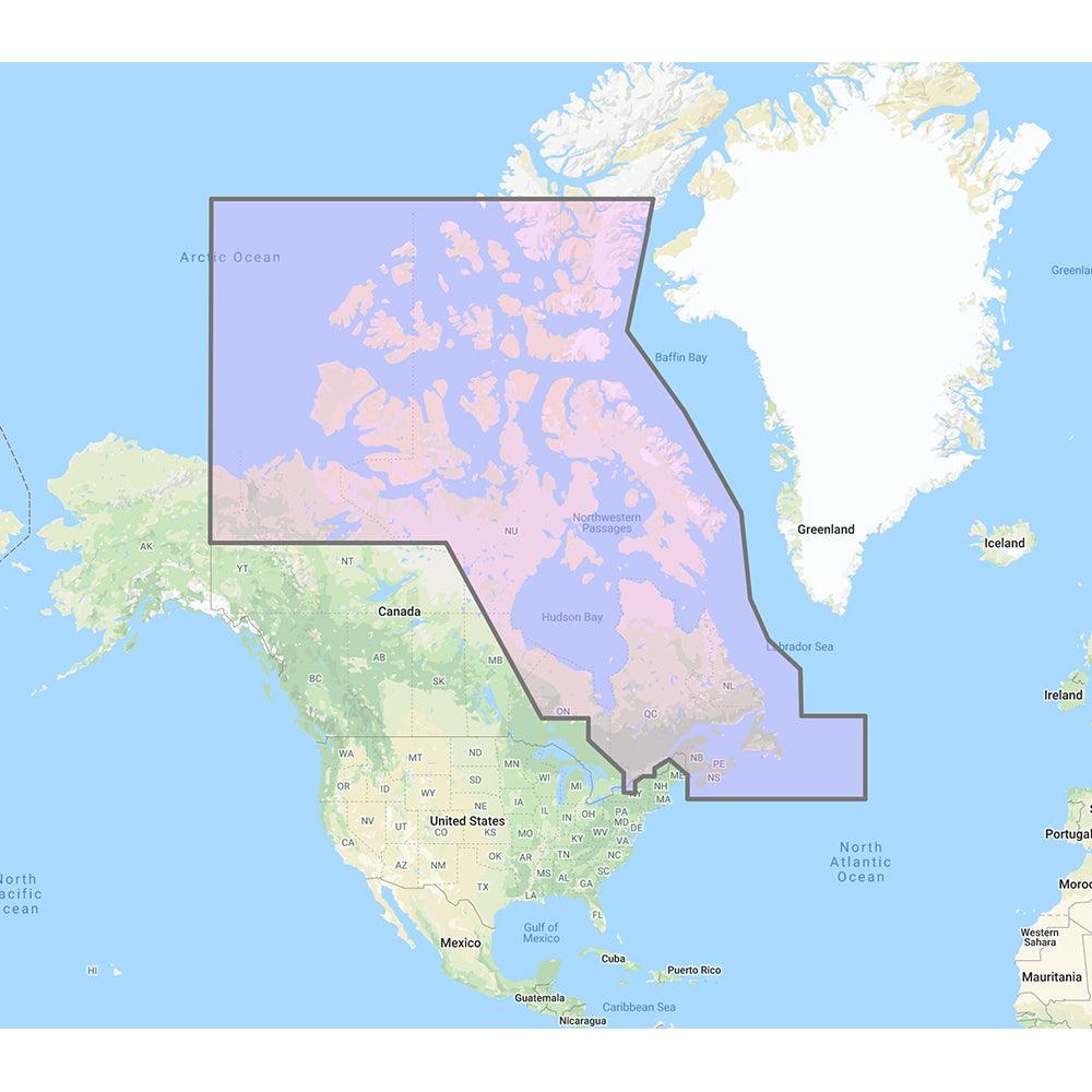 Furuno Canada North & East - Vector Charts, 3D Data & Standard Resolution Satellite Photos - Unlock Code - Boat Gear USA