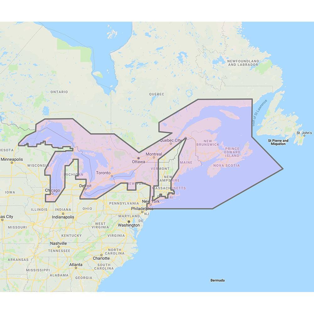 Furuno Great Lakes & Maritimes Vector Charts - 3D Data & Standard Resolution Satellite Photos - Unlock Code - Boat Gear USA
