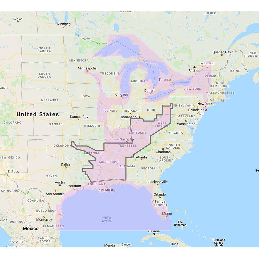 Furuno Gulf of Mexico, Great Lakes & Rivers - Vector Chart & Standard Resolution Satellite Photos f/Part of the Great Lakes - Unlock Code - Boat Gear USA