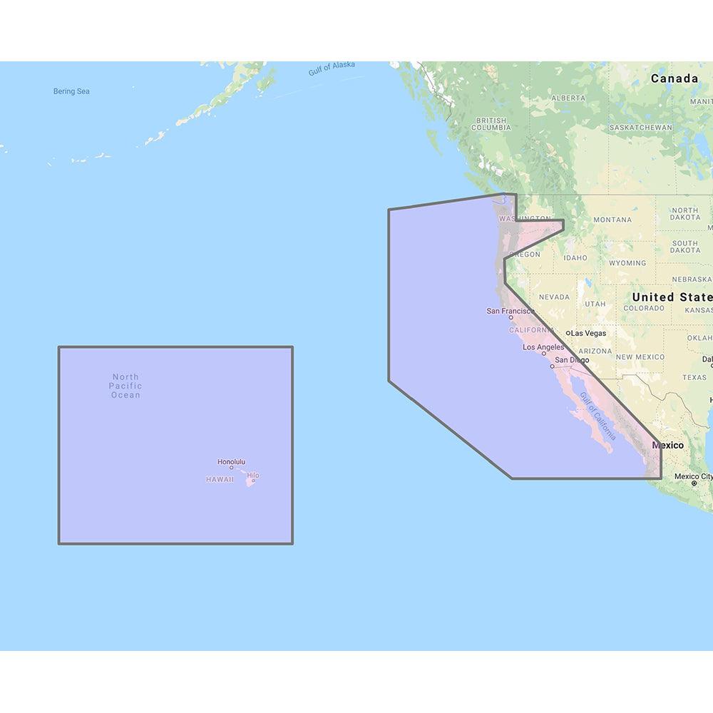 Furuno U.S. West Coast, Hawaii & Baja Mexico - Vector Chart, Standard Resolution Satellite Photos f/Baja Mexico - Unlock Code - Boat Gear USA
