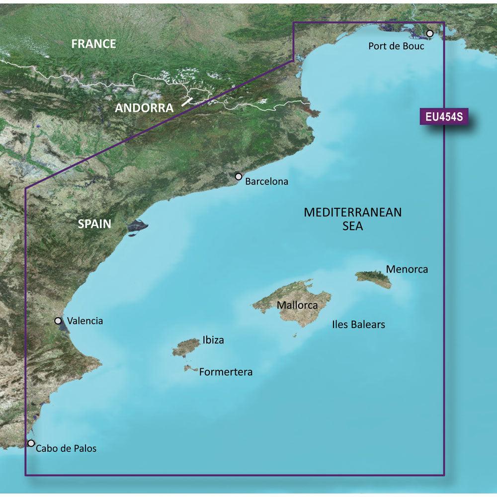 Garmin BlueChart® g3 Vision® HD - VEU454S - Barcelona & Valencia - microSD™/SD™ - Boat Gear USA