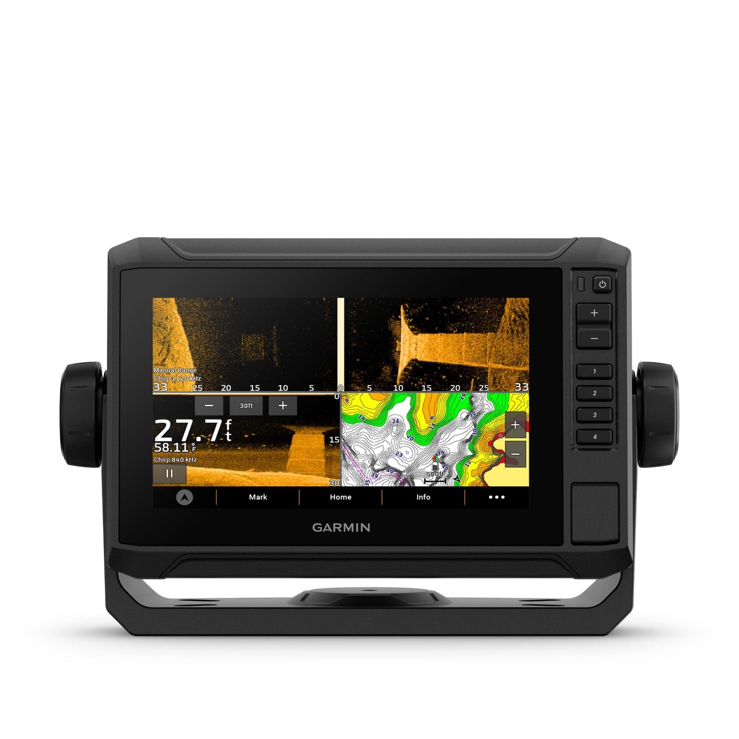 Garmin ECHOMAP UHD2 74sv US Coastal and Great Lakes GN+ No Transducer - Boat Gear USA