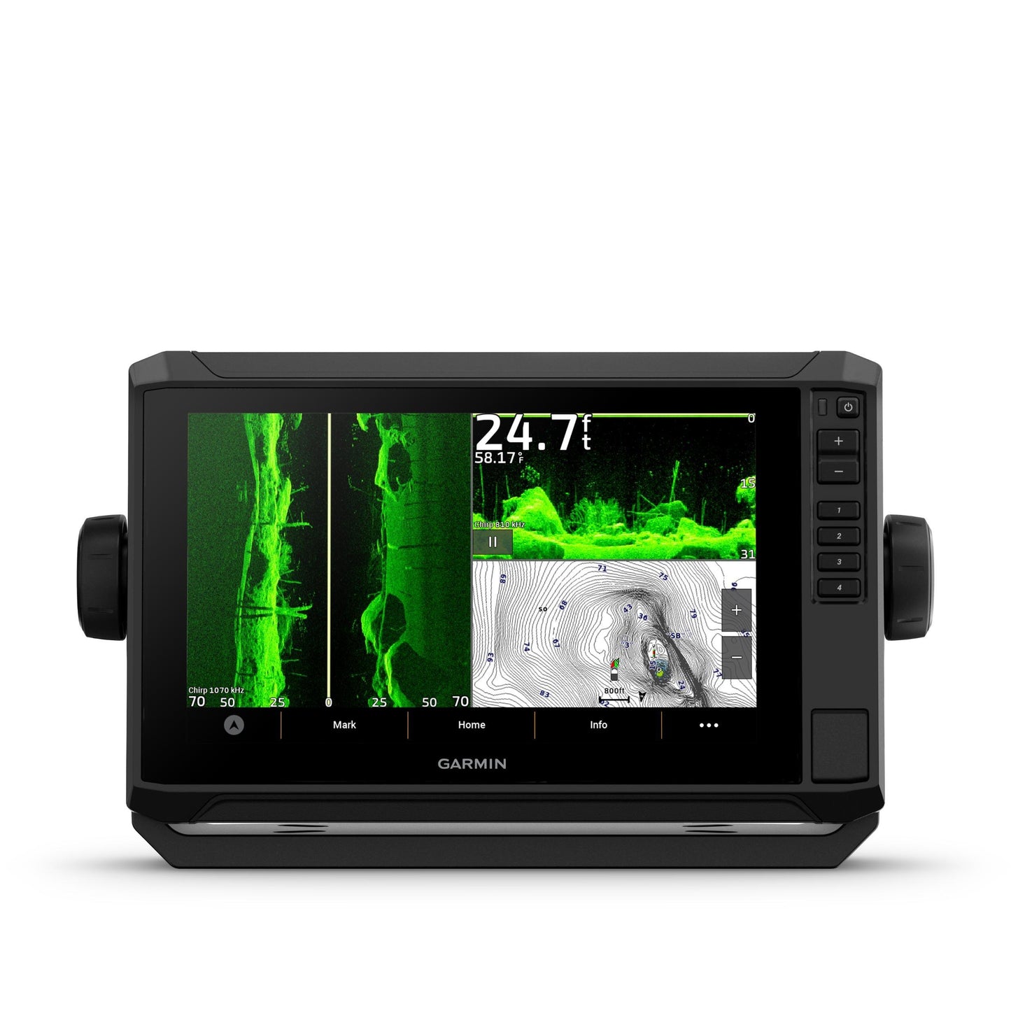 Garmin ECHOMAP UHD2 93sv US Lakes and Rivers GN+ With GT56 Transducer - Boat Gear USA