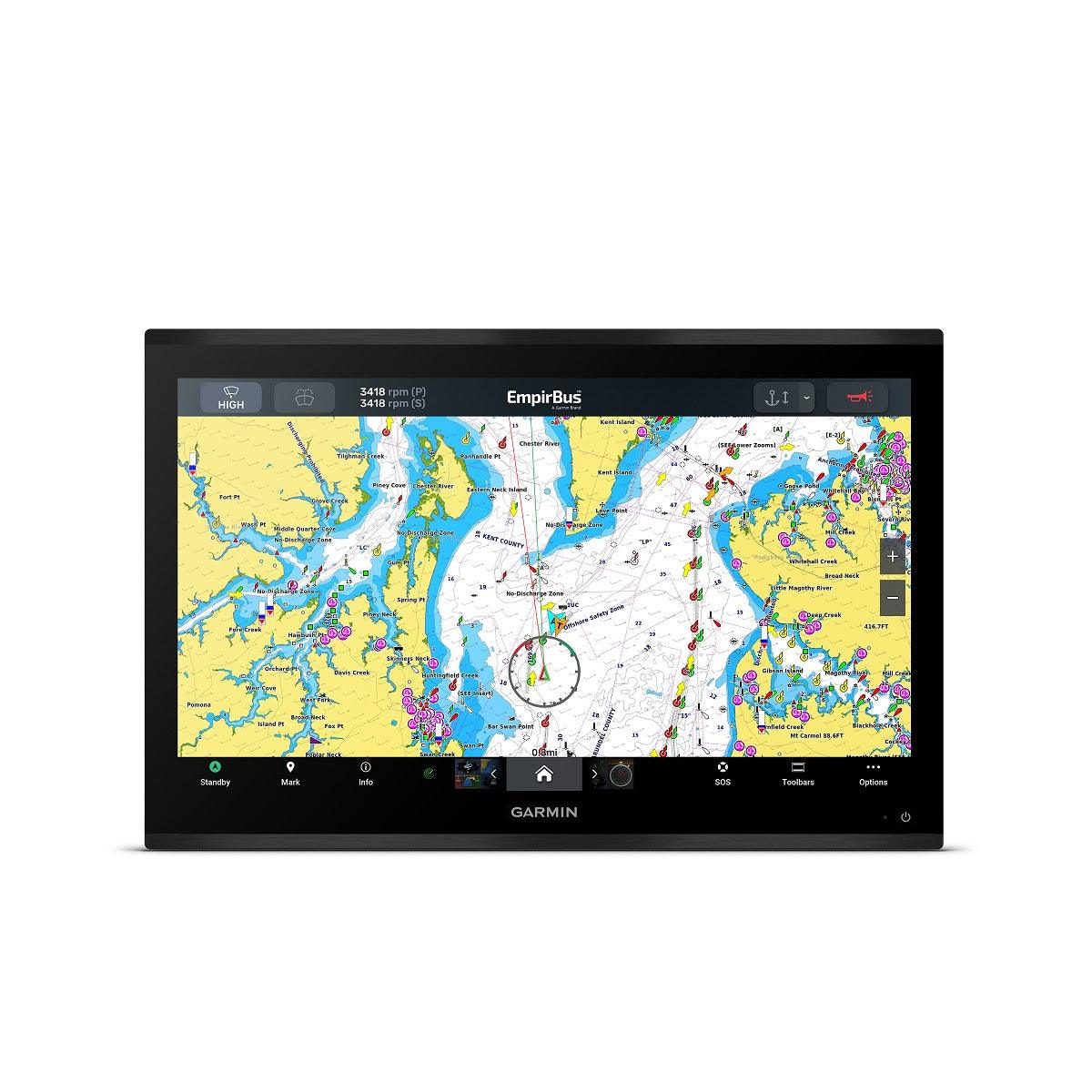Garmin GPSMAP9024 24in Plotter With Worldwide Basemap - Boat Gear USA