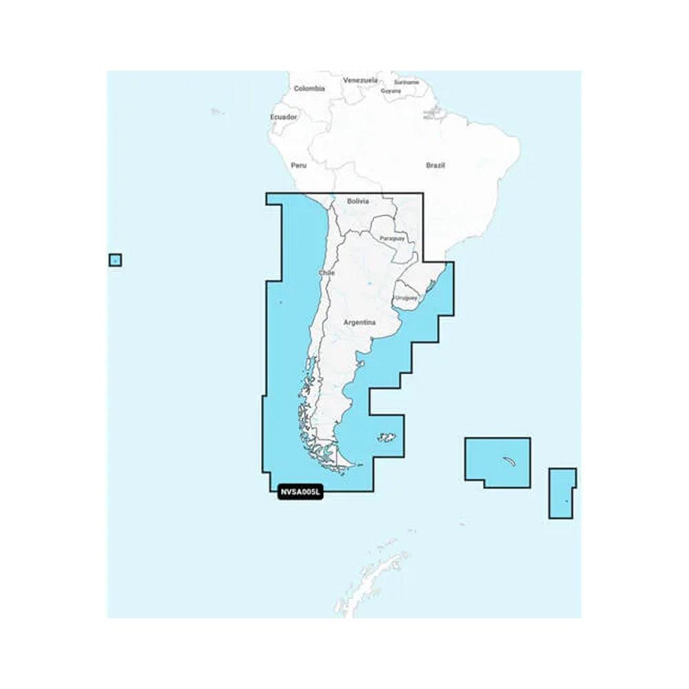 Garmin Navionics Vision+™ NVSA005L - Chile, Argentina & Easter Island - Marine Charts - Boat Gear USA