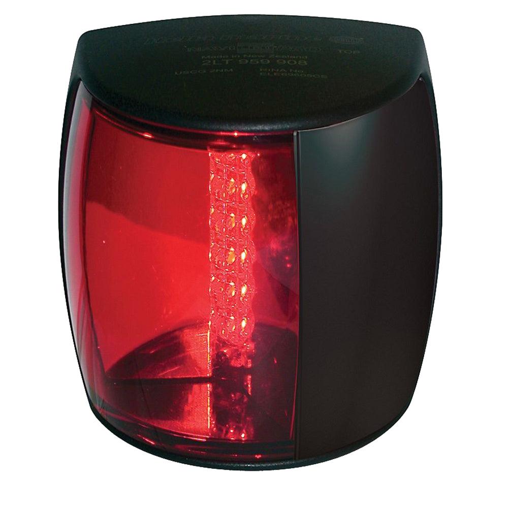 Hella Marine NaviLED PRO Port Navigation Lamp - 3nm - Red Lens/Black Housing - Boat Gear USA