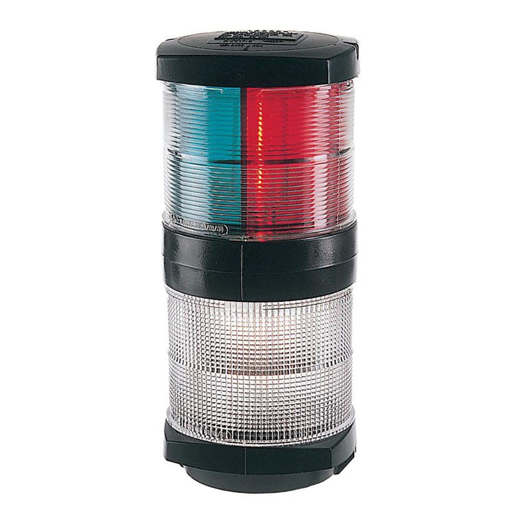Hella Marine Tri-Color Navigation Light/Anchor Navigation Lamp- Incandescent - 2nm - Black Housing - 12V - Boat Gear USA