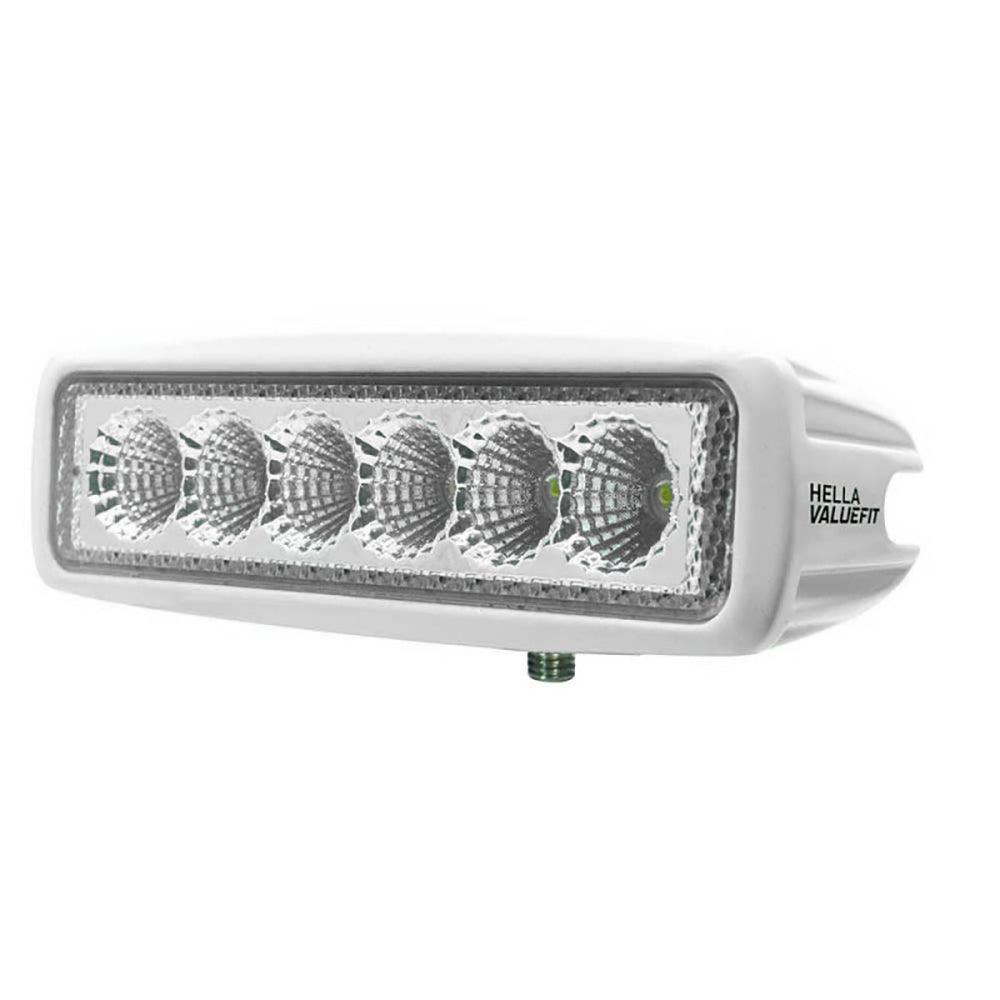 Hella Marine Value Fit Mini 6 LED Flood Light Bar - White - Boat Gear USA