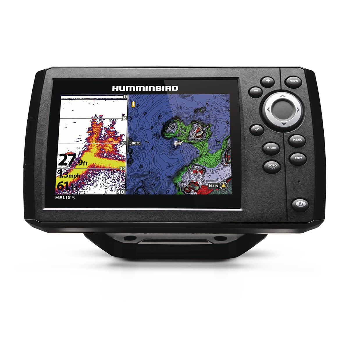 Humminbird Helix5 Chirp Gps 5"" Wvga Sonar Gps G3 - Boat Gear USA