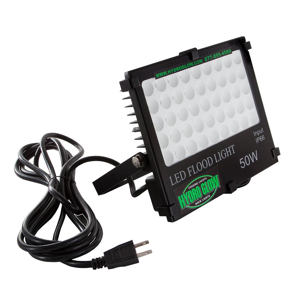 Hydro Glow FL50 50W/120VAC Flood Light - Green - Boat Gear USA