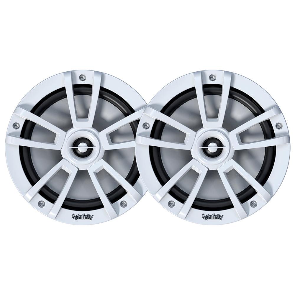 Infinity Inf822mlw 8"" Rgb Coaxial White Speakers - Boat Gear USA