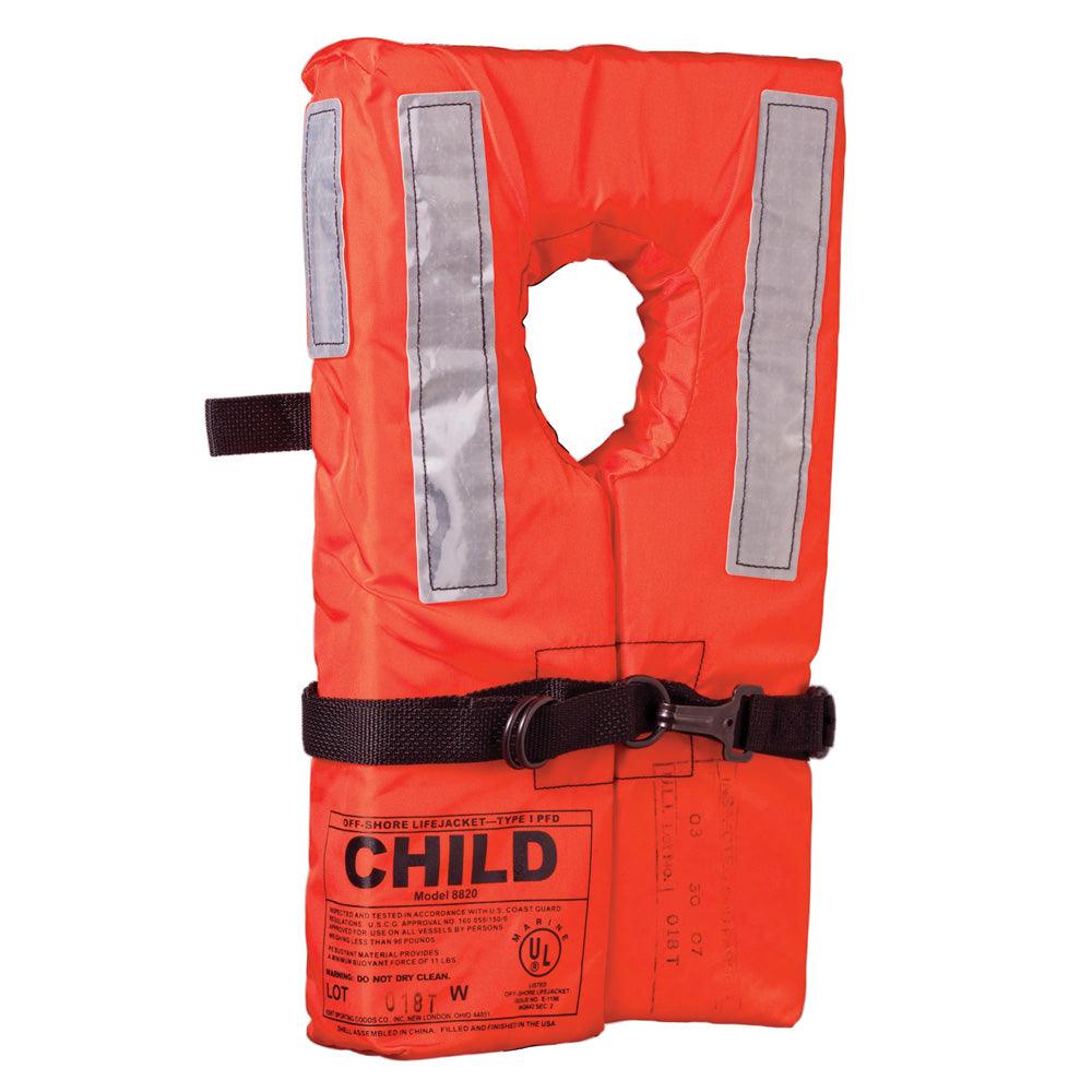 Kent Type 1 Collar Style Life Jacket - Child - Boat Gear USA