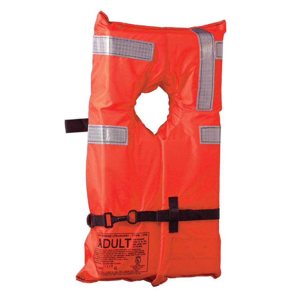 Kent Type I Collar Style Life Jacket - Adult Universal - Boat Gear USA