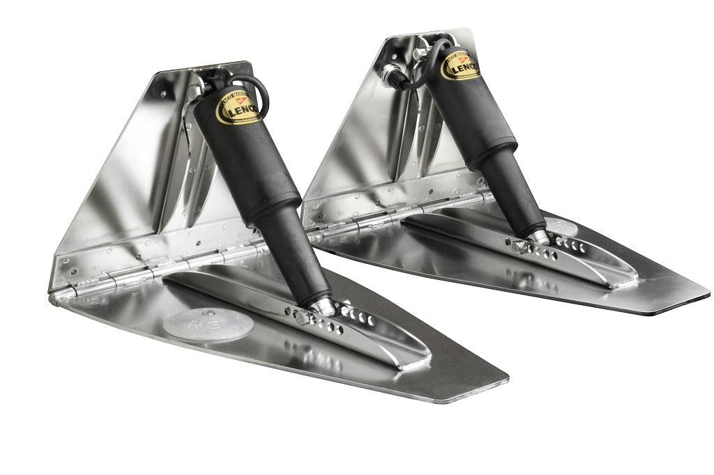 Lenco 21""x14"" High Performance Trim Tab Kit 12v Dual Actuator Requires Switch - Boat Gear USA