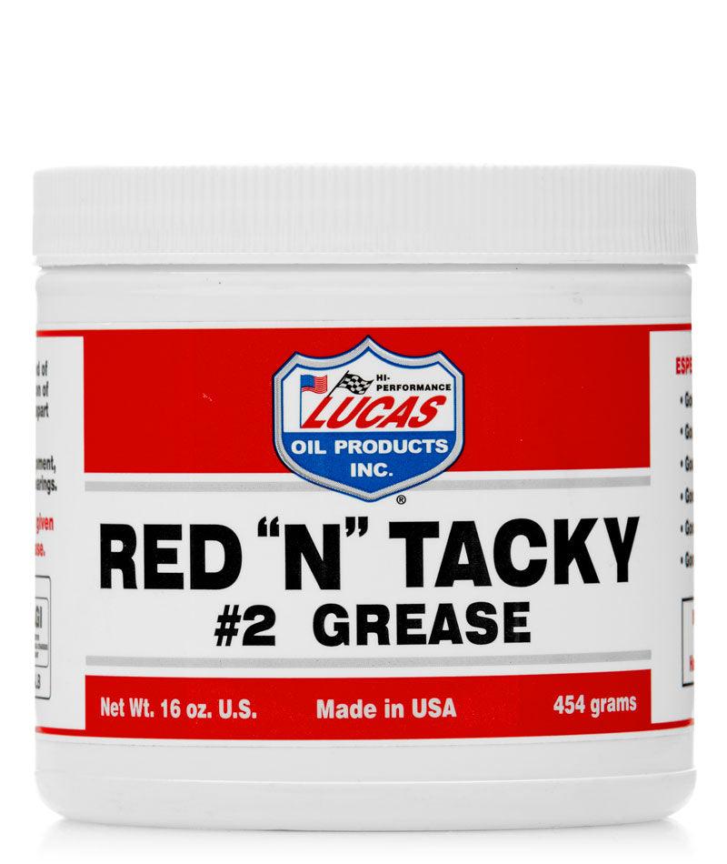 LUCAS OIL - RED 'N' TACKY GREASE/12X1 - 10574 - Boat Gear USA