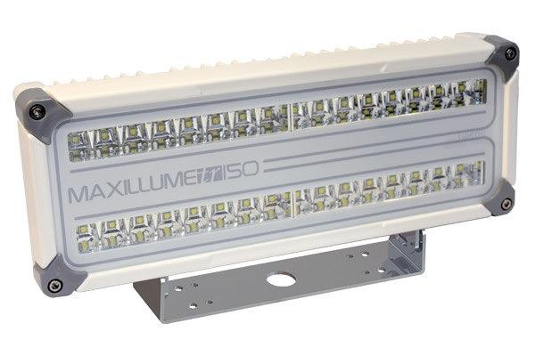 Lumitec Maxillume tr150 Flood White LED Trunnion Mount White Housing 12/24v - Boat Gear USA