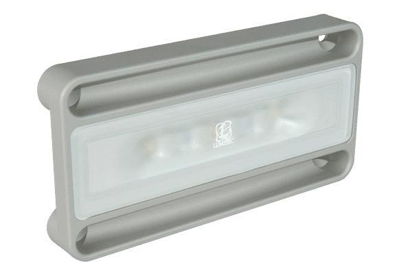 Lumitec Nevis2 Engine Room White/Blue LED Light Brushed Finish 12/24v - Boat Gear USA