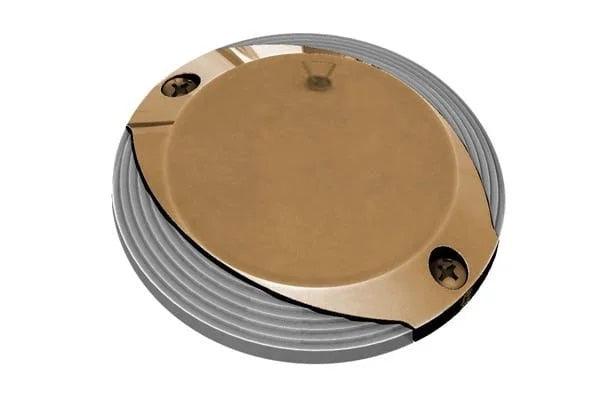 Lumitec Scallop Pathway Light Spectrum Warm White 10-30vDC Bronze Housing - Boat Gear USA