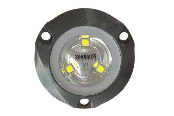 Lumitec Seablaze Mini Spectrum RGBW LED Underwater Light Anodized Aluminum 12/24v - Boat Gear USA