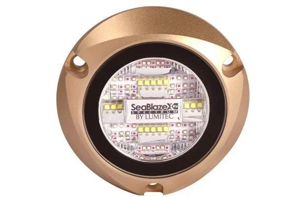Lumitec Seablaze X2 Spectrum RGBW LED Surface Mount Bronze Housing 12/24v - Boat Gear USA