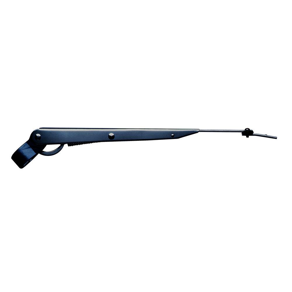 Marinco Wiper Arm Deluxe Stainless Steel - Black - Single - 18"-24" - Boat Gear USA