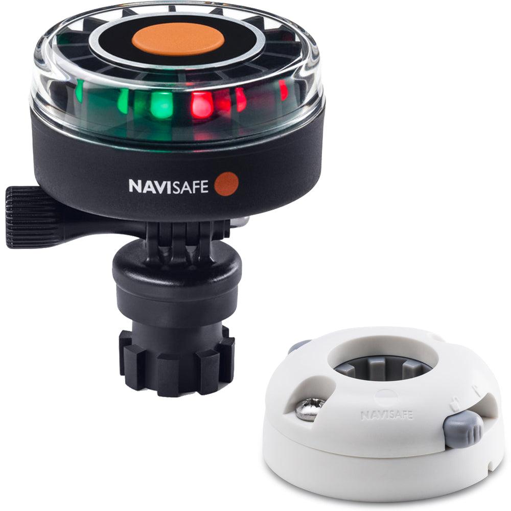 Navisafe Navilight 2NM Tricolor w/Navimount Base & Horizontal Mount - White - Boat Gear USA