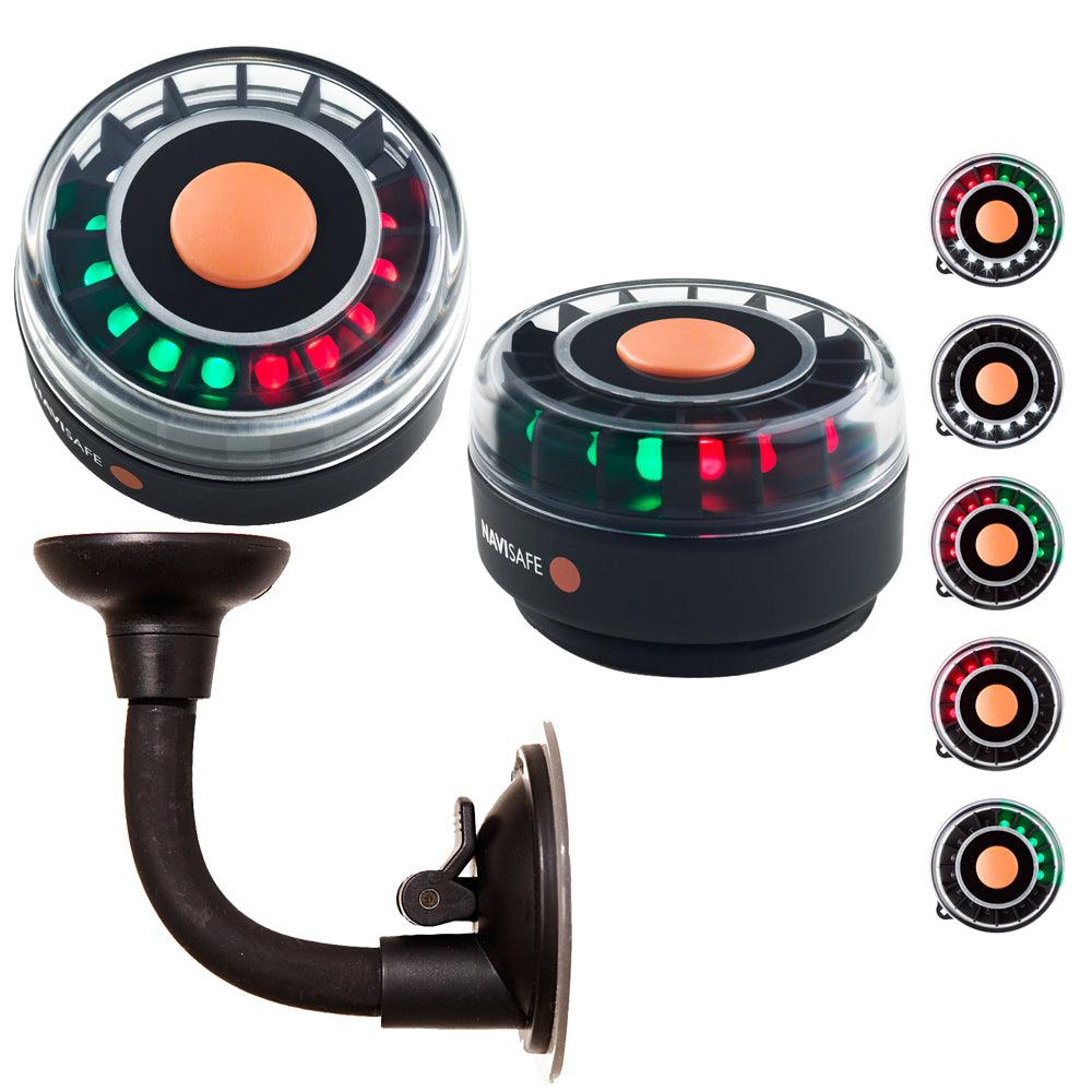 Navisafe Portable Navilight 2NM - TriColor w/Bendable Suction Cup Mount - Boat Gear USA