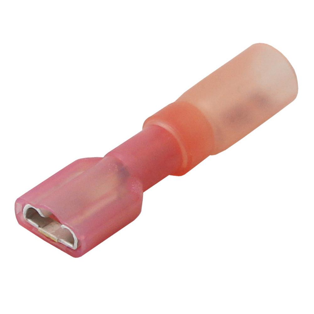 Pacer 22-18 AWG Heat Shrink Female Disconnect - 3 Pack - Boat Gear USA