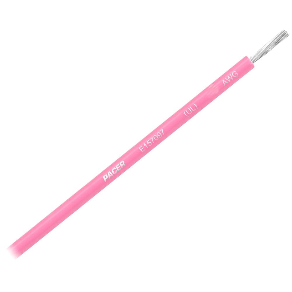 Pacer Pink 14 AWG Primary Wire - 18' - Boat Gear USA