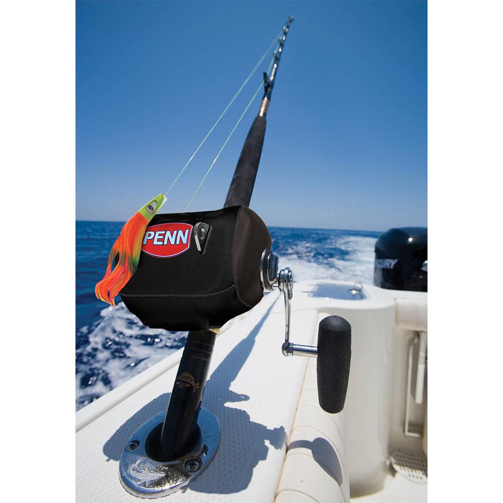 PENN Neoprene Conventional Reel Cover - MEDRC - Black - Medium - Boat Gear USA