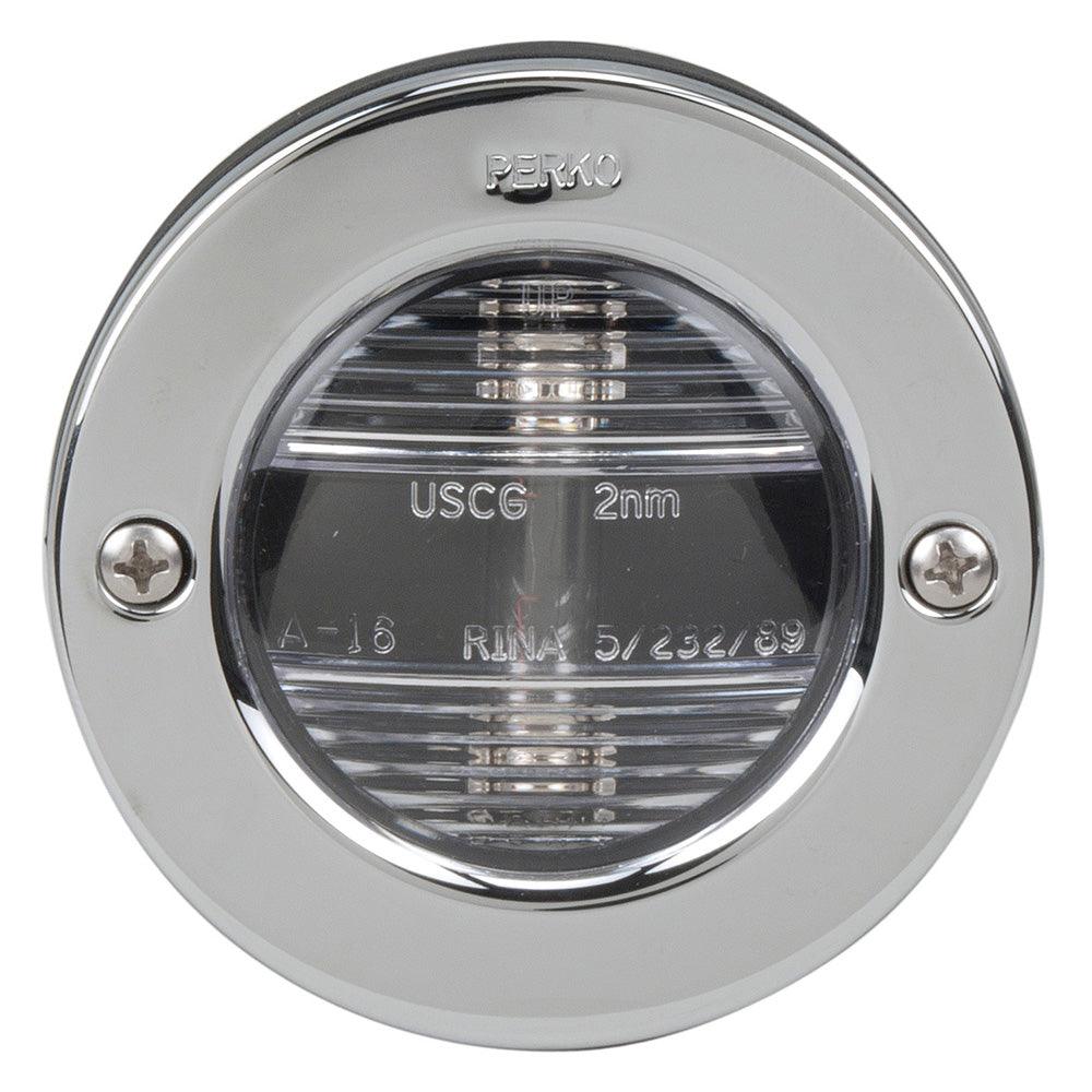 Perko Vertical Mount Stern Light 12VDC w/STS Bezel - Boat Gear USA