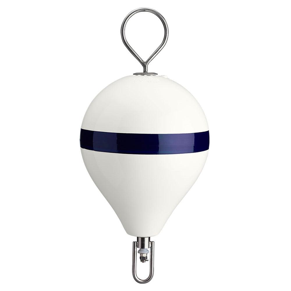 Polyform US Series 36" Blue & White Mooring Buoy For Boats