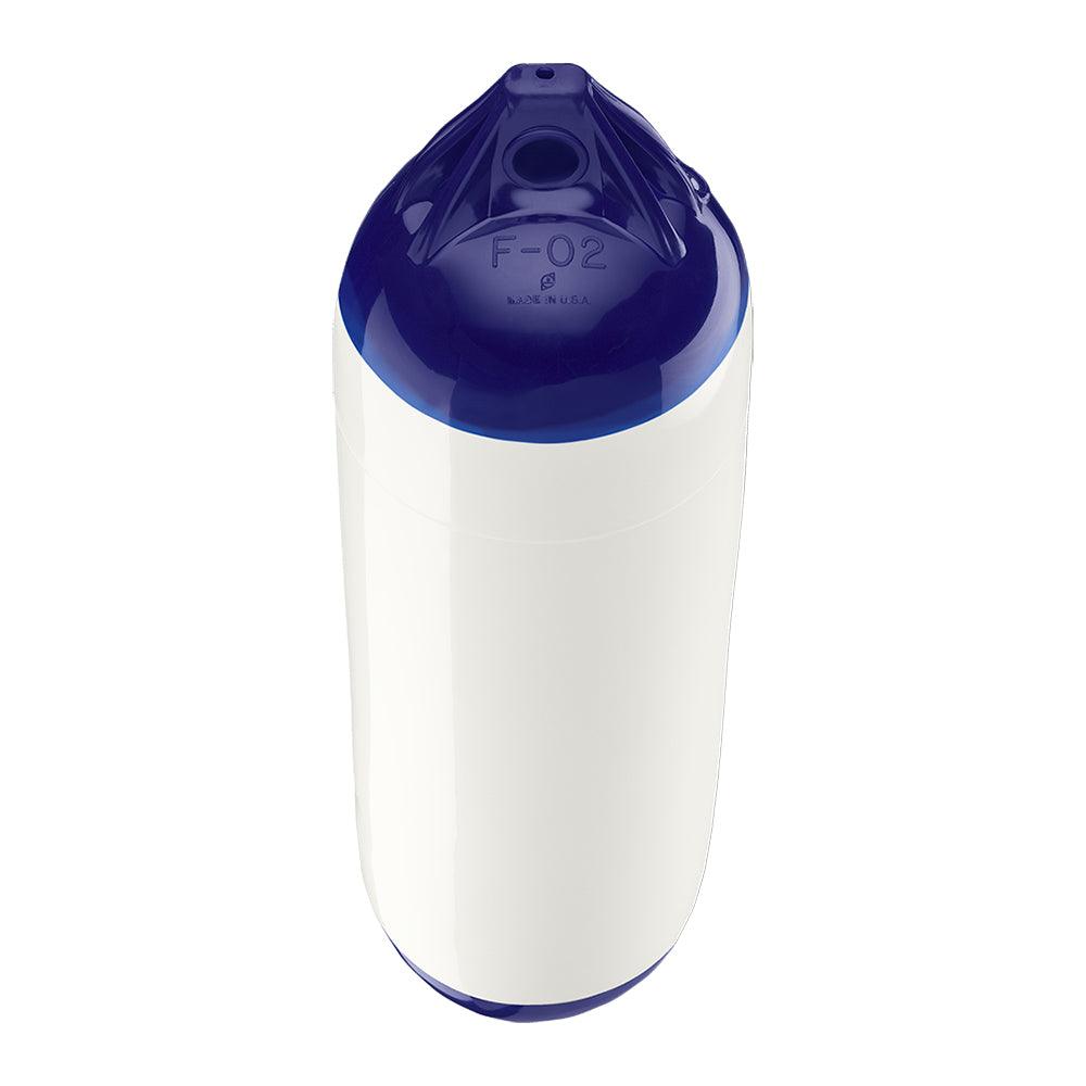 Polyform F-02 Twin Eye Fender 7.5" x 26" - White - Boat Gear USA