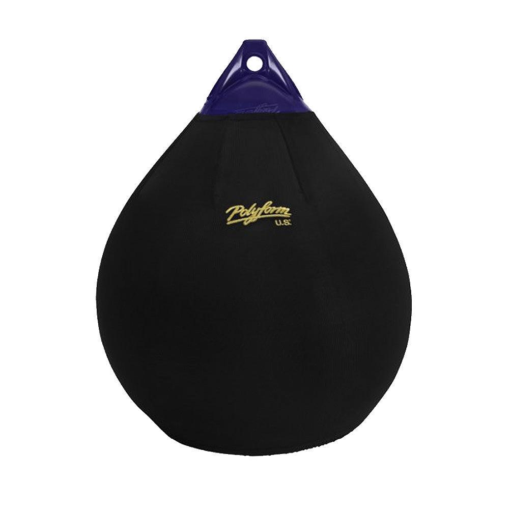 Polyform Fender Cover f/A-1 Fender - Black - Boat Gear USA