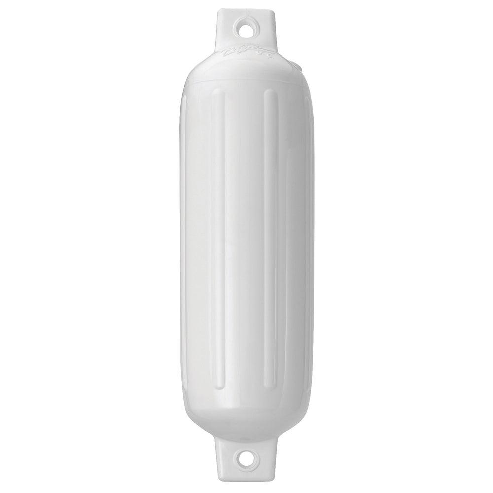 Polyform G-1 Twin Eye Fender 3.5" x 12.8" - White - Boat Gear USA