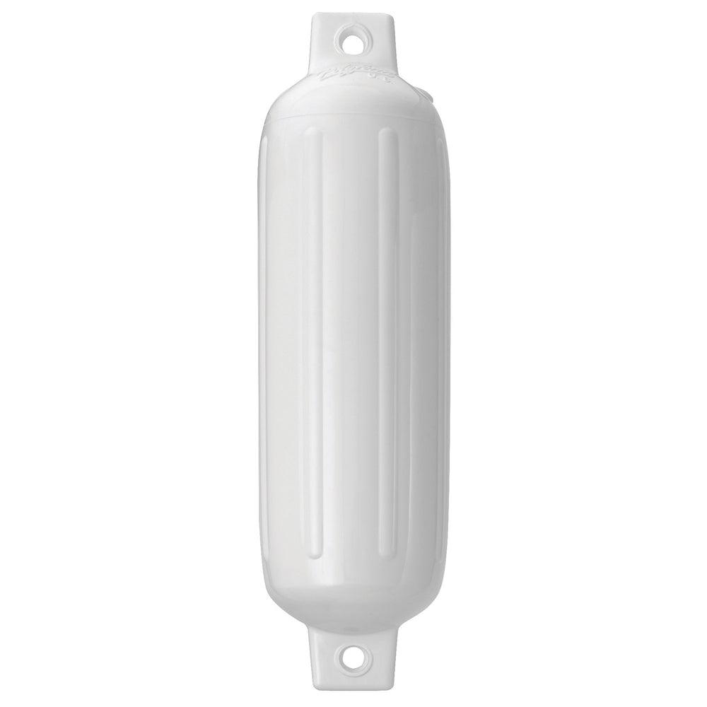 Polyform G-2 Twin Eye Fender 4.5" x 15.5" - White - Boat Gear USA