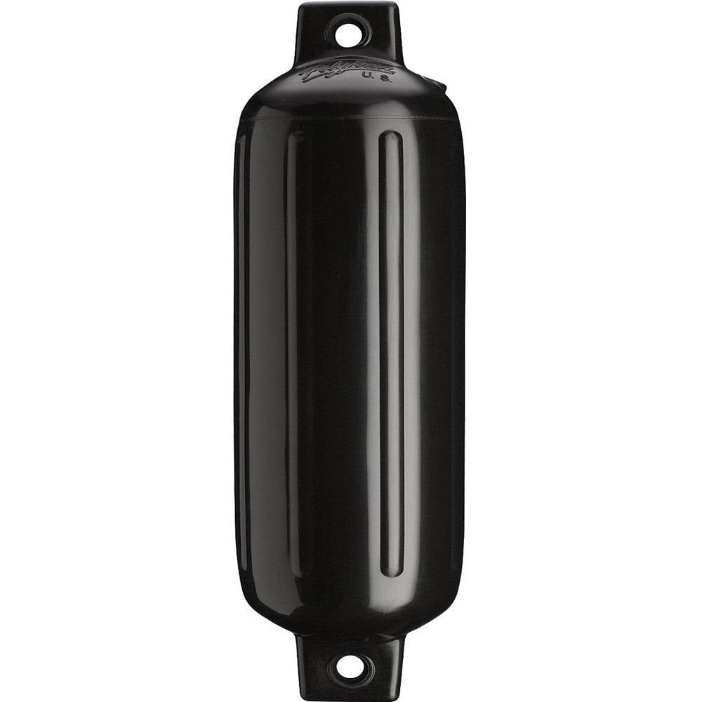 Polyform G-4 Twin Eye Fender 6.5" x 22" - Black - Boat Gear USA