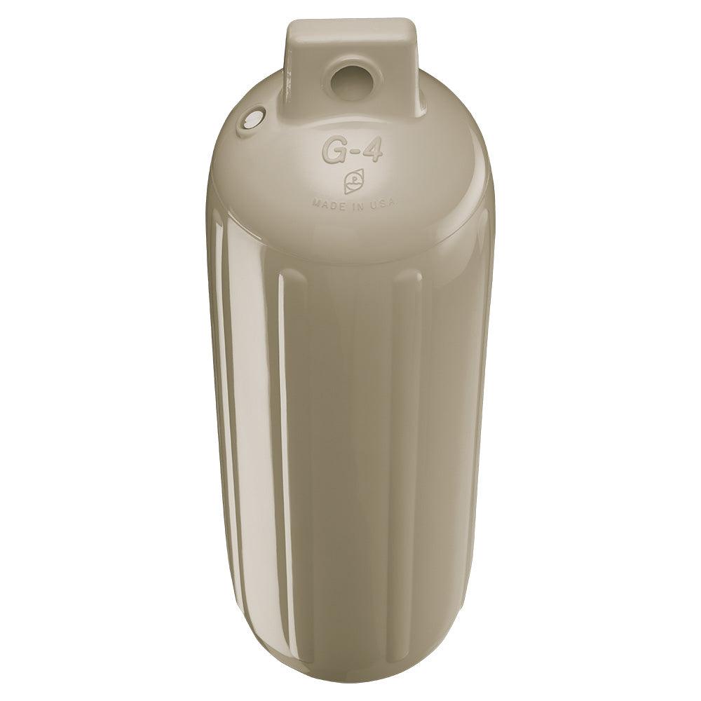 Polyform G-4 Twin Eye Fender 6.5" x 22" - Sand - Boat Gear USA