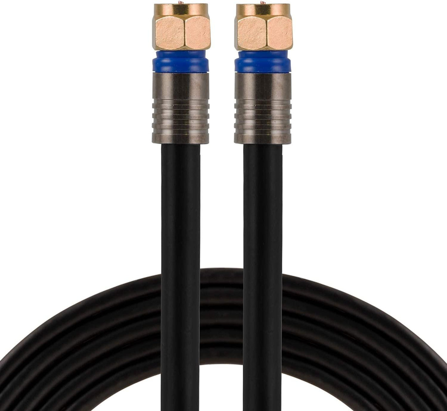 Rg6 Coaxial Cable 50' With F-type Connectors - Boat Gear USA
