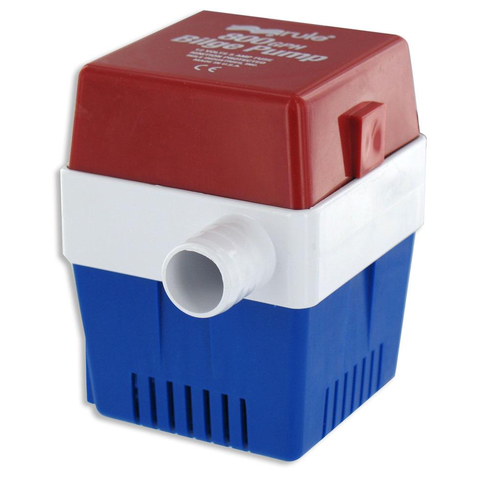 Rule 800 G.P.H. Square Bilge Pump - Boat Gear USA