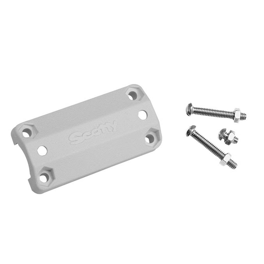 Scotty 242 Rail Mount Adapter - 7/8"-1" - White - Boat Gear USA